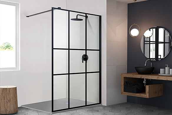 1300 x 1950 mm | Side Aluminium Strip Mount 8mm Thick Transparent Safety Glass Durovin Bathrooms Frameless Sliding Door for Shower Enclosure WxH 